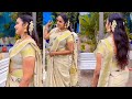 Shalu Menon in Saree | Shalu Menon Latest Outfit