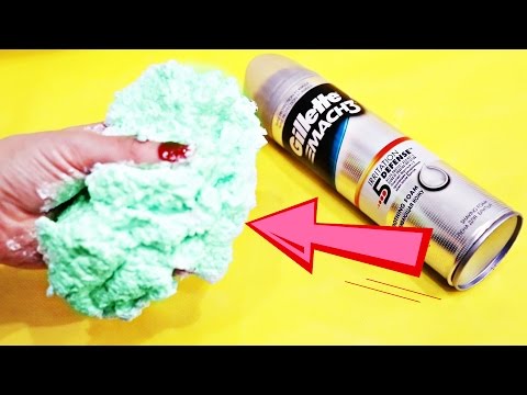 Как сделать лизуна из канцелярского клея и пены для бритья и Как сделать лизуна из канцелярского клея и пены для бритья и