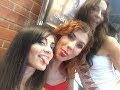 Amirah Adara, Cathy Heaven, Lilu Moon, Shrima Malati backstage Salon Erotico de Barcelona