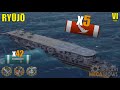 Aircraft Carrier Ryūjō 5 Kills & 191k Damage | World of Warships Gameplay