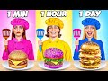 1 Minuta vs 1 Godzina vs 1 Dzień | Wyzwanie Kulinarne od Multi DO Challenge