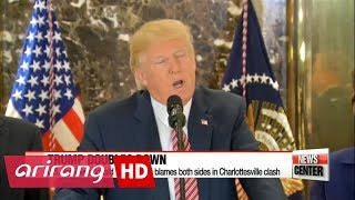U.S. President Donald Trump in hot seat for his latest comment on Charlottesville rally