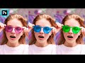 Photoshop Tutorial : Sunglasses Color Swap