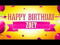 Happy Birthday Zoey