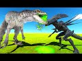 ALIEN Fights Indominus Rex - Animal Revolt Battle Simulator
