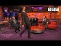 Jamie Dornan's funny toe-to-more-toe walk | The Graham Norton Show - BBC