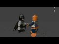 Lego Batman Vs Deathstroke | Blender Animation
