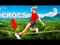 I Tried Extreme Sports in Crocs!