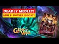 Gems Of War Raid Boss! Fast Power Boost Best NO MYTHIC Team?