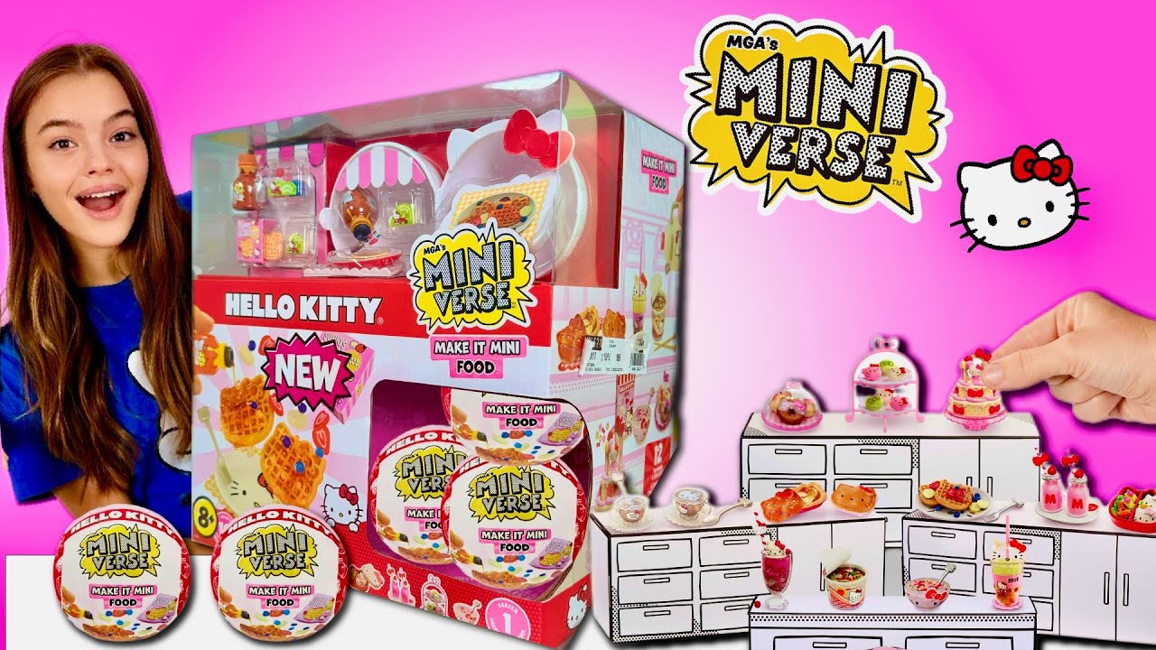 COMPREI UMA CAIXA FECHADA DE MINI VERSE HELLO KITTY- Completei a Coleção?