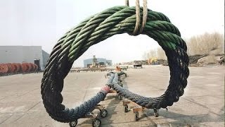 HYPNOTIC Video Heavy Engineering Inside Extreme Manufacturing Plants Steel Wire Rope Slings Factory