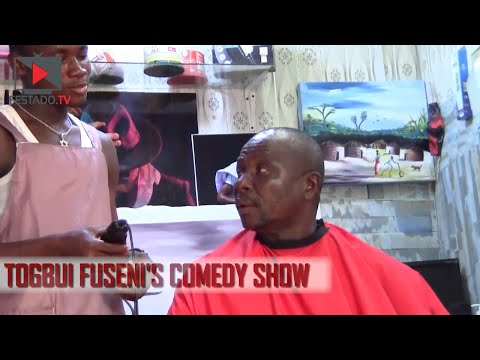 Togbui Fuseni s Comedy Show on FESTADO.TV Fuseni at Barber shop Fuseni chez le coiffeur EWE 
