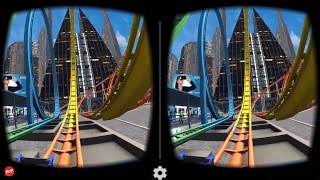 VR Roller Coaster - Best 3D SBS VR Roller Coaster for Google Cardboard