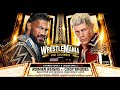 Roman Reigns vs Cody Rhodes at WrestleMania 39: WWE 2K24