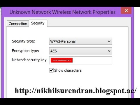 Change Wifi Network Type Windows 8