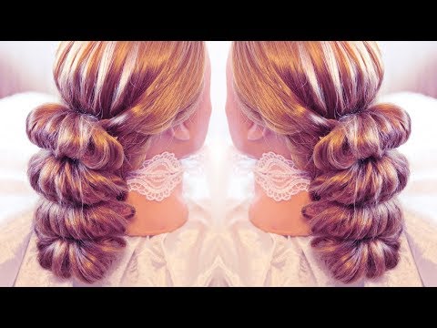Вечерние причёски с помощью резинок Вечерние причёски с помощью резинок