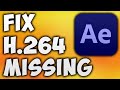 How to Fix H 264 Not Showing in Adobe After Effects - Save or Export MP4 Without Media Encoder