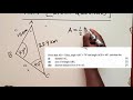 Trigonometry (sine and cosine rule) exam questions