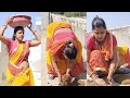 गोवर्धन पूजा के बाद बनाए उपले  | Village Life Vlog