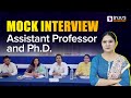 Assistant Professor and Ph.D. | Mock Interview 2023 | History Assistant Professor Mock Interview