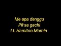 Me·apa denggu | Pil·sa gachi | Hamiton Momin | Garo song | Garo love song | Am·beng Lyricals