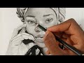 Drawing Portrait In Fashion Style