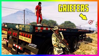 HOW TO NEVER BE KILLED BY A GRIEFER AGAIN IN GTA ONLINE - SECRET LOCATIONS, HIDING SPOTS & MORE!!!