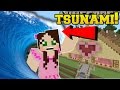 Minecraft: TSUNAMIS!!! (DISASTERS THAT DESTROY THE WORLD!) Mod Showcase