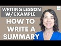 How to Write a Summary of an Academic Article in English: Writing Tips