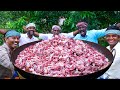 MUTTON TAWA FRY | Tawa Mutton Recipe Cooking in Village | Mutton Masala and Mutton Roast Recipe