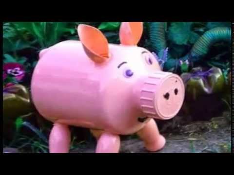 Как сделать из поросенка из бутылки пластиковой своими руками 25