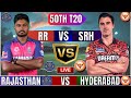 Live SRH Vs RR 50th T20 Match | Cricket Match Today | SRH vs RR 50th T20 live 1st innings #livescore