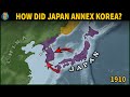 How did The Empire of Japan annex Korea?