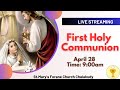 First Holy Communion | St.Mary's Forane Church Chalakudy | April 28 | 9:00am