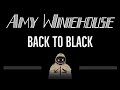 Amy Winehouse • Back To Black (CC) (Upgraded Video) 🎤 [Karaoke] [Instrumental Lyrics]