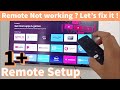 oneplus smart tv remote not working | first time pairing | OnePlus TV 43Y1 Bluetooth connect setup