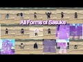 All Forms of Sasuke - Bleach VS Naruto MUGEN