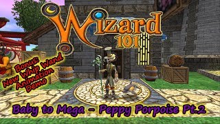 Wizard101 Baby To Mega Peppy Porpoise Pt 2 BONUS Wand Animation