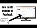 How to Add Website on Facebook (Step By Step)