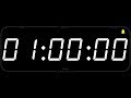 1 Hour - TIMER & ALARM - 1080p - COUNTDOWN