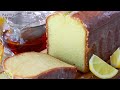 Very Soft & Moist Lemon Pound Cake From Scratch