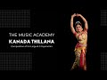 Kanada Thillana | Adi | Sri. Lalgudi G Jayaraman | Bharatanatyam | Sathvikaa Shankar