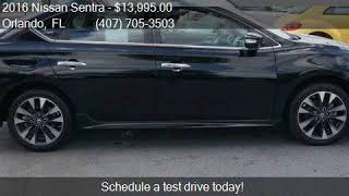 2016 Nissan Sentra 4dr Sedan I4 CVT SR for sale in Orlando,