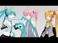 [MMDxTalkloid] the triple baka squad gets into an argument