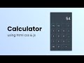 How To Make A Calculator Using HTML CSS And JavaScript