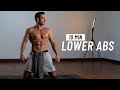 10 MIN LOWER ABS WORKOUT (No Equipment)