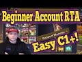 Beginner Account  RTA, Easy C1+!? 0 Runes 0 Monsters - Support Only! - Summoners War