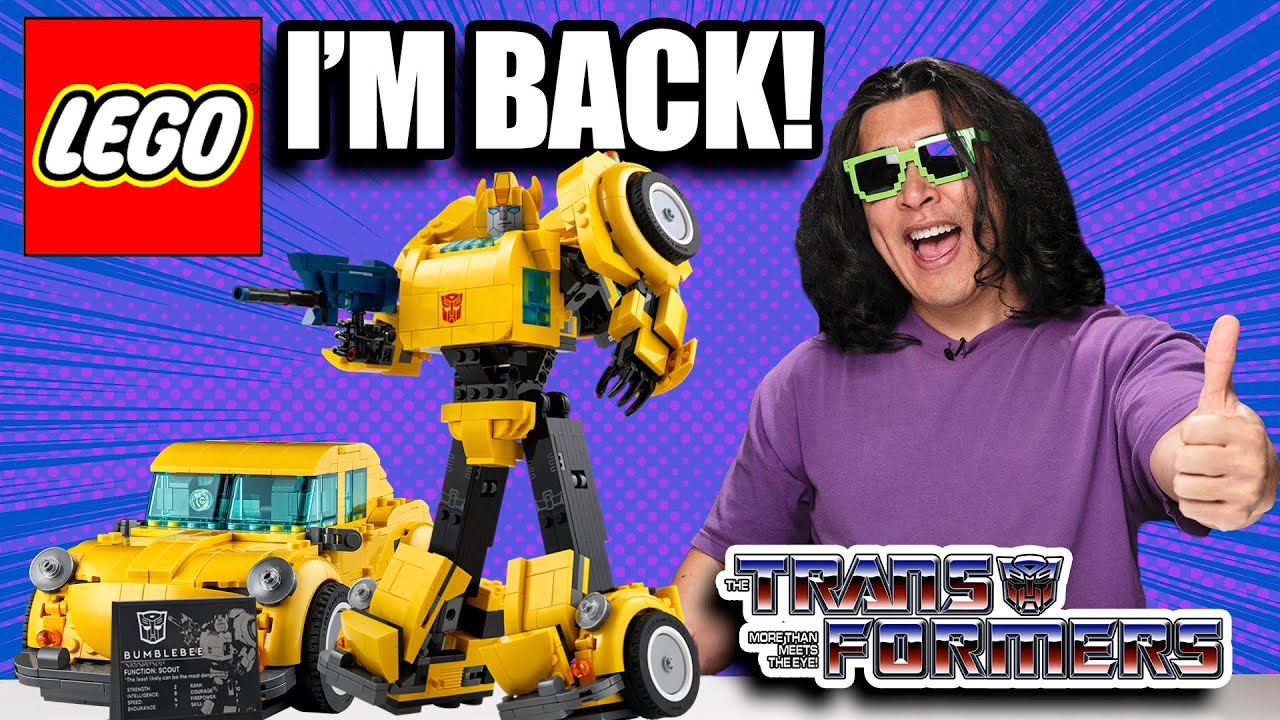 I’M BACK with LEGO BUMBLEBEE!!! Lego Transformers Speed Build & Review!