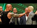 The Rock SLAPS THE ISH out of Cody Rhodes! NEAR BRAWL almost breaks out at Wrestlemania presser