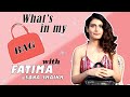 What's in My Bag with Fatima Sana Shaikh | Fatima Sana Shaikh Interview | Filmfare Exclusive